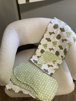 Baby Blankets With Matching Burp Cloths