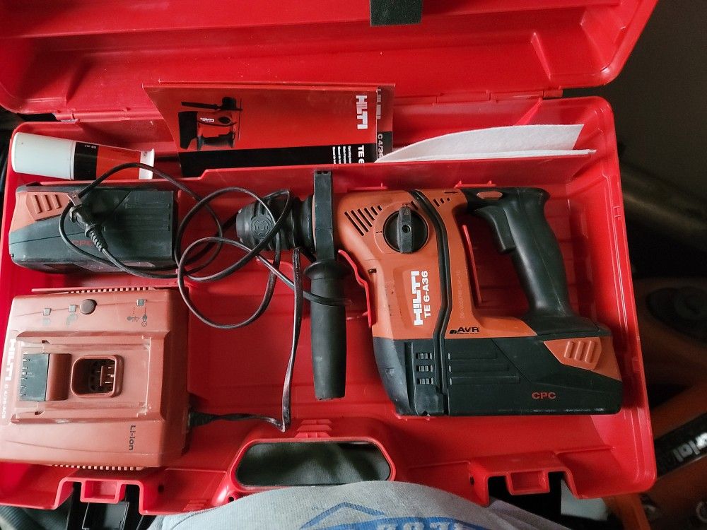 Hilti TE A36 Rotary Hammer Drill