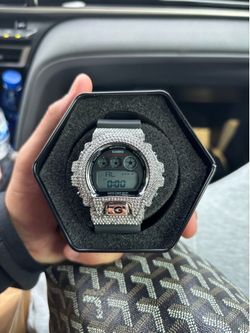 Iced Out Moissanite G-shock