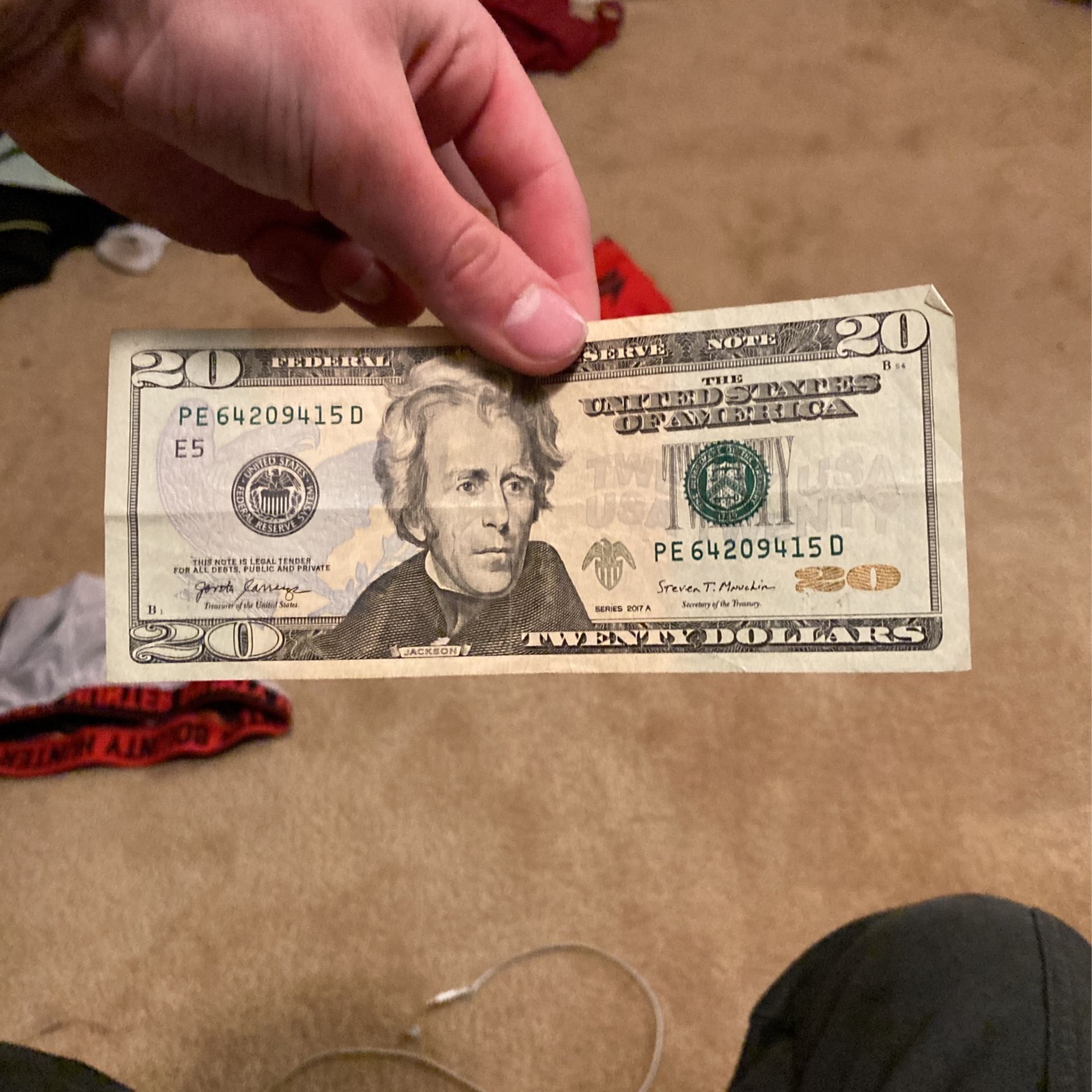 20 Dollar Bill Real No Cap No Kizzy On Lenny
