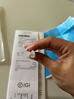2ct VVS2 Pear IGI