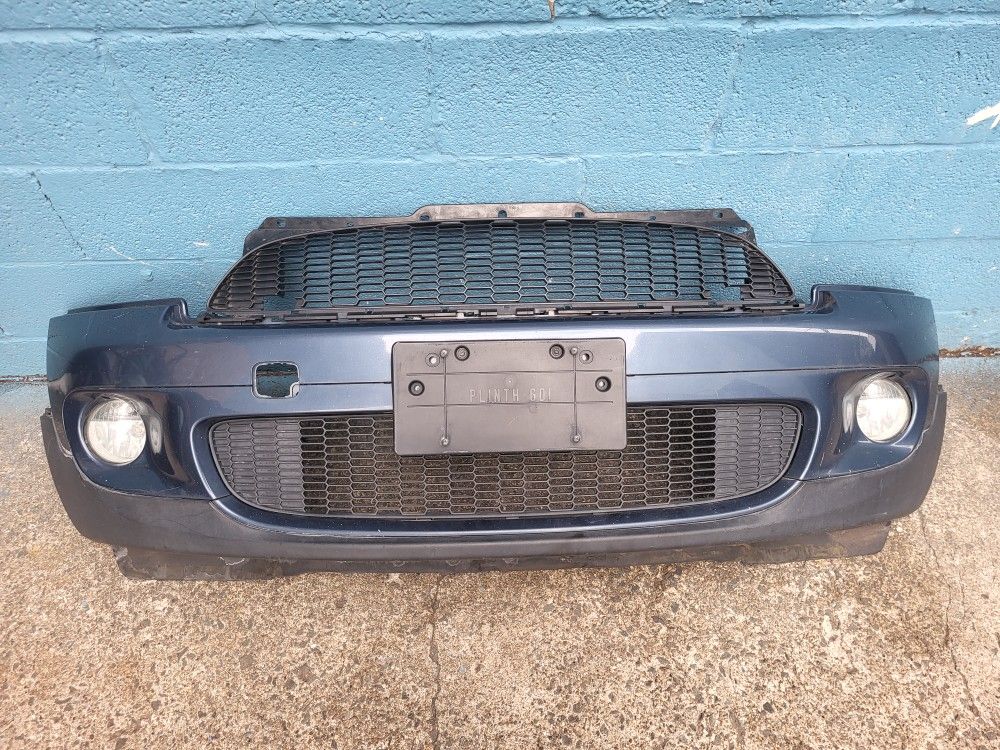 2010 MINI COOPER S 2 DOOR FRONT BUMPER COVER ASSEMBLY WITH GRILLE AND FOGLIGHT