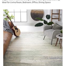 8x10 Sage - Green - Cream Rug