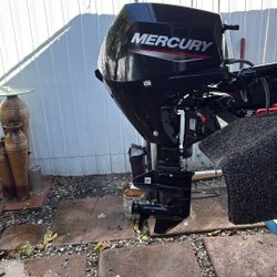 15hp Out Board Motor  Mercury 