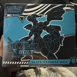 Pokemon Black Bolt ETB Elite Trainer Box Sealed 