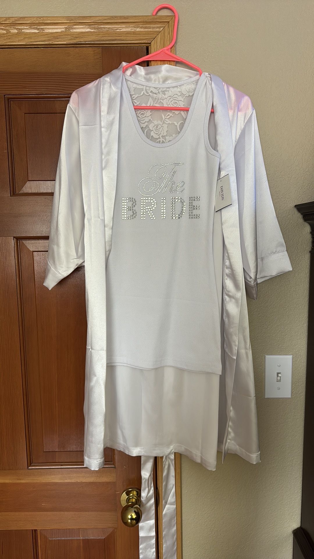 Bridal Robe & Tank Top Set