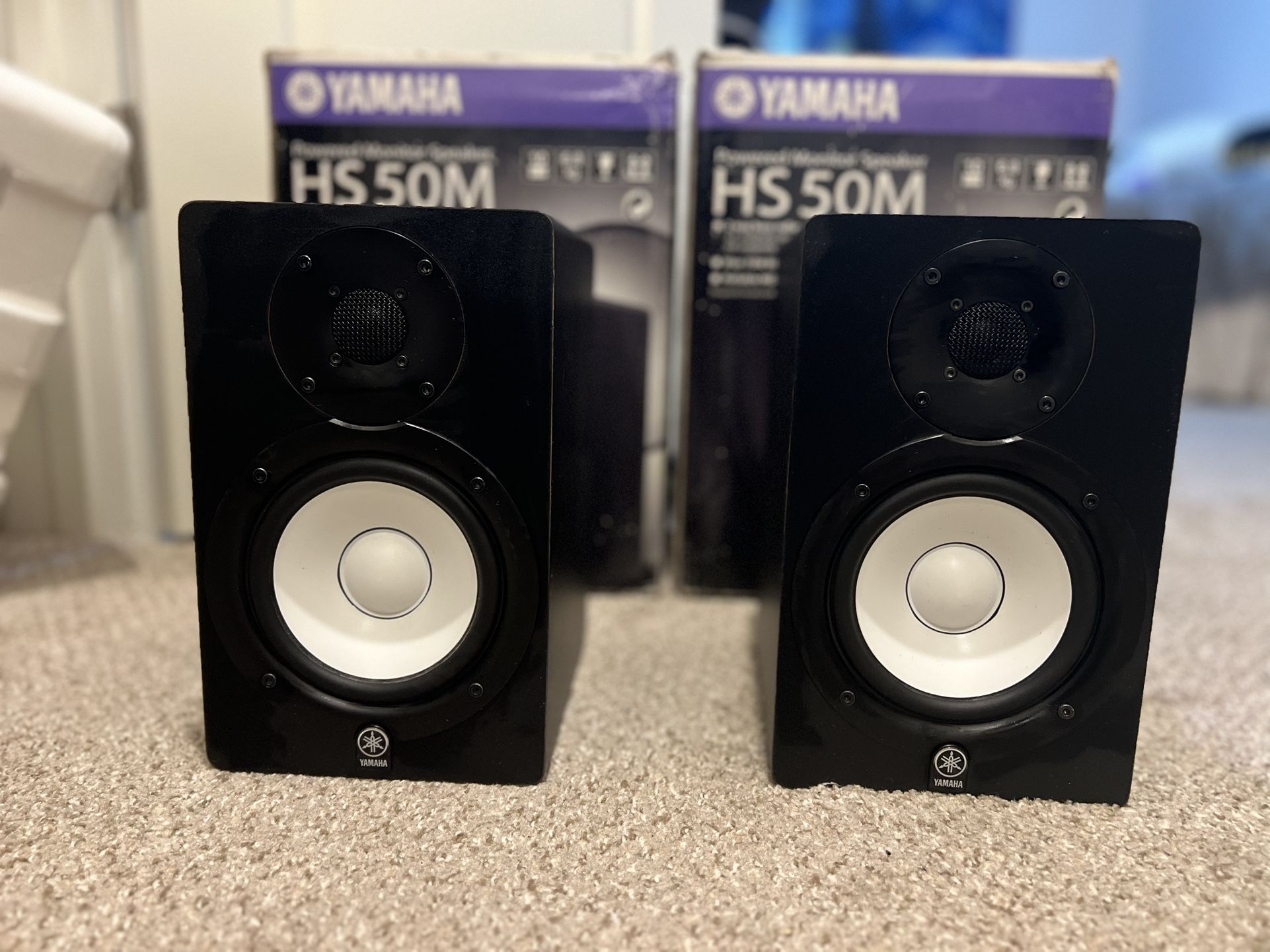 Yamaha HS50 Studio Monitors Pair