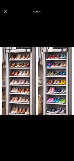 8Tier Fabric Shoe Rack Organizer
