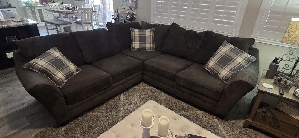 Sectional Couch Loveseat Ottoman