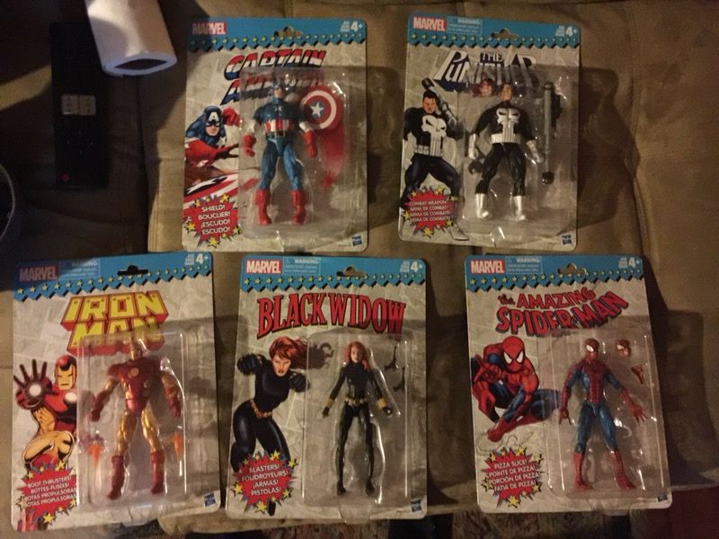 Marvel legends 6 inch vintage series ( 5 figure lot)