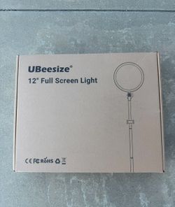 UBeesize 12" Full Screen Ring Light