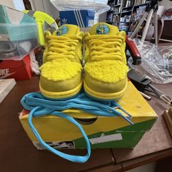 Nike SB Dunk Low Grateful Dead Bears Yellow Size 8 Pre-owned 