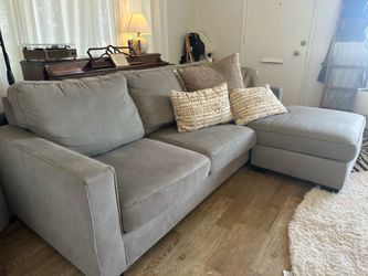Grey Sofa / Chaise Sectional