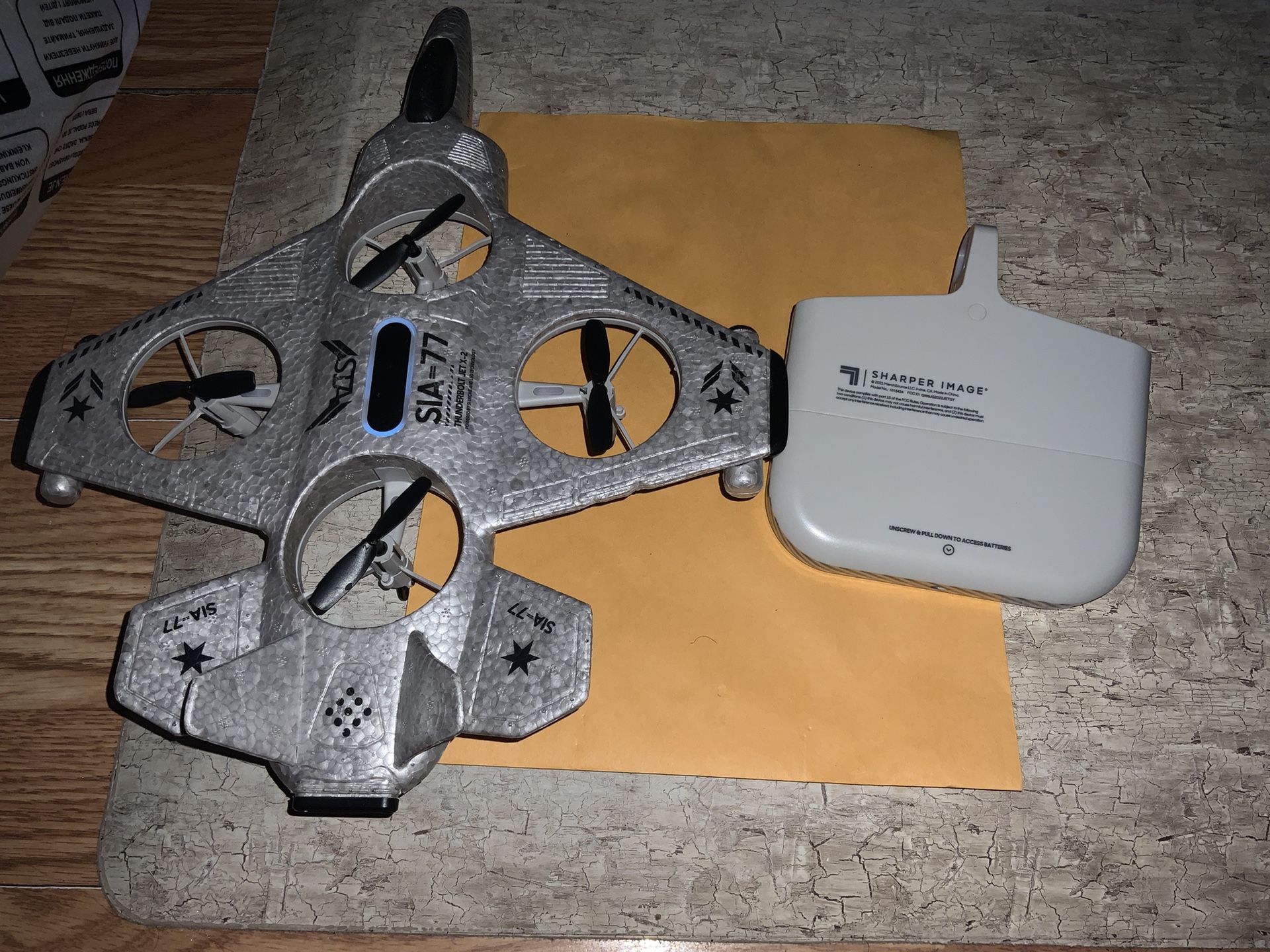  Sharper Image Thunderbolt Jet X-2 Mini Drone Remote Control Drone