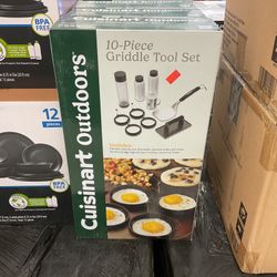 Cuisinart Outdoors 10 Piece Griddle Set 