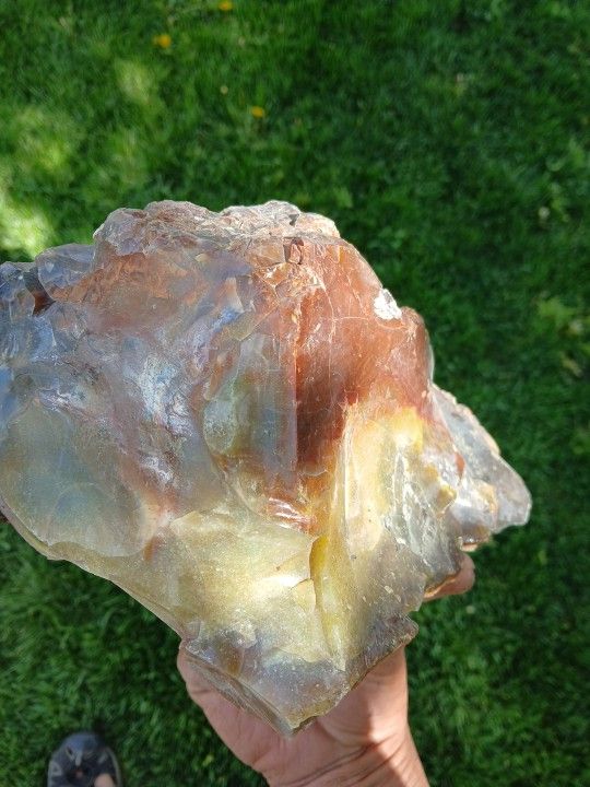 Giant Aggot Citrine Stone .valuable