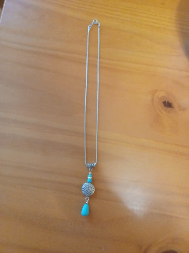 Necklace: Blue Jade Or Turquoise ( Never Worn. Was A Gift)