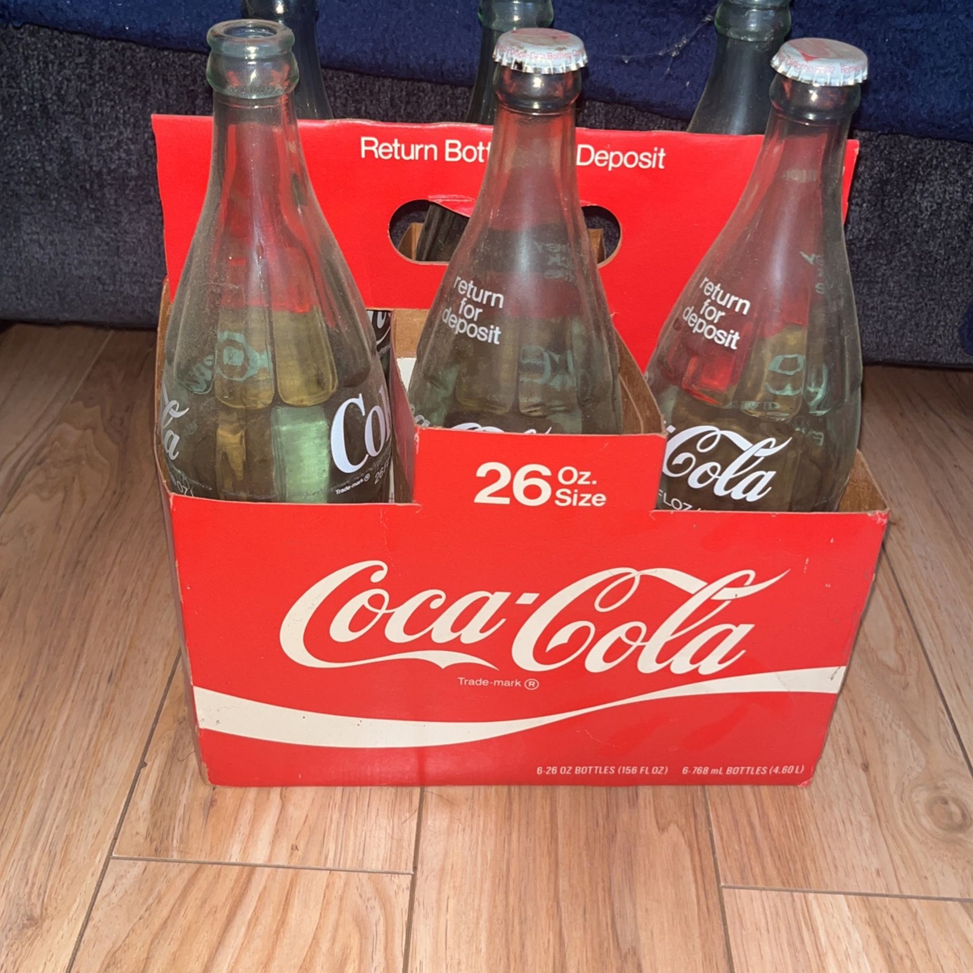 6, Pack Classic Coke Bottles