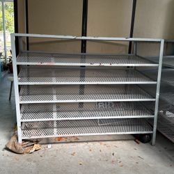 Industrial Heavy Duty  Shelves For A Small Busines Or Any Used 