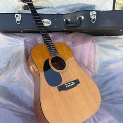 Mitchel LEFT HANDED Guitar And Jasmine Case 