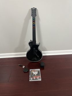 Guitar Hero Gibson Les Paul PS3/PS4 with Dongle, And Guitar Hero Game TESTED!!!