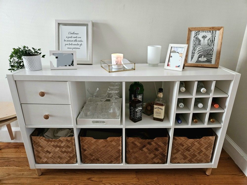 IKEA Kallax shelf unit/bar