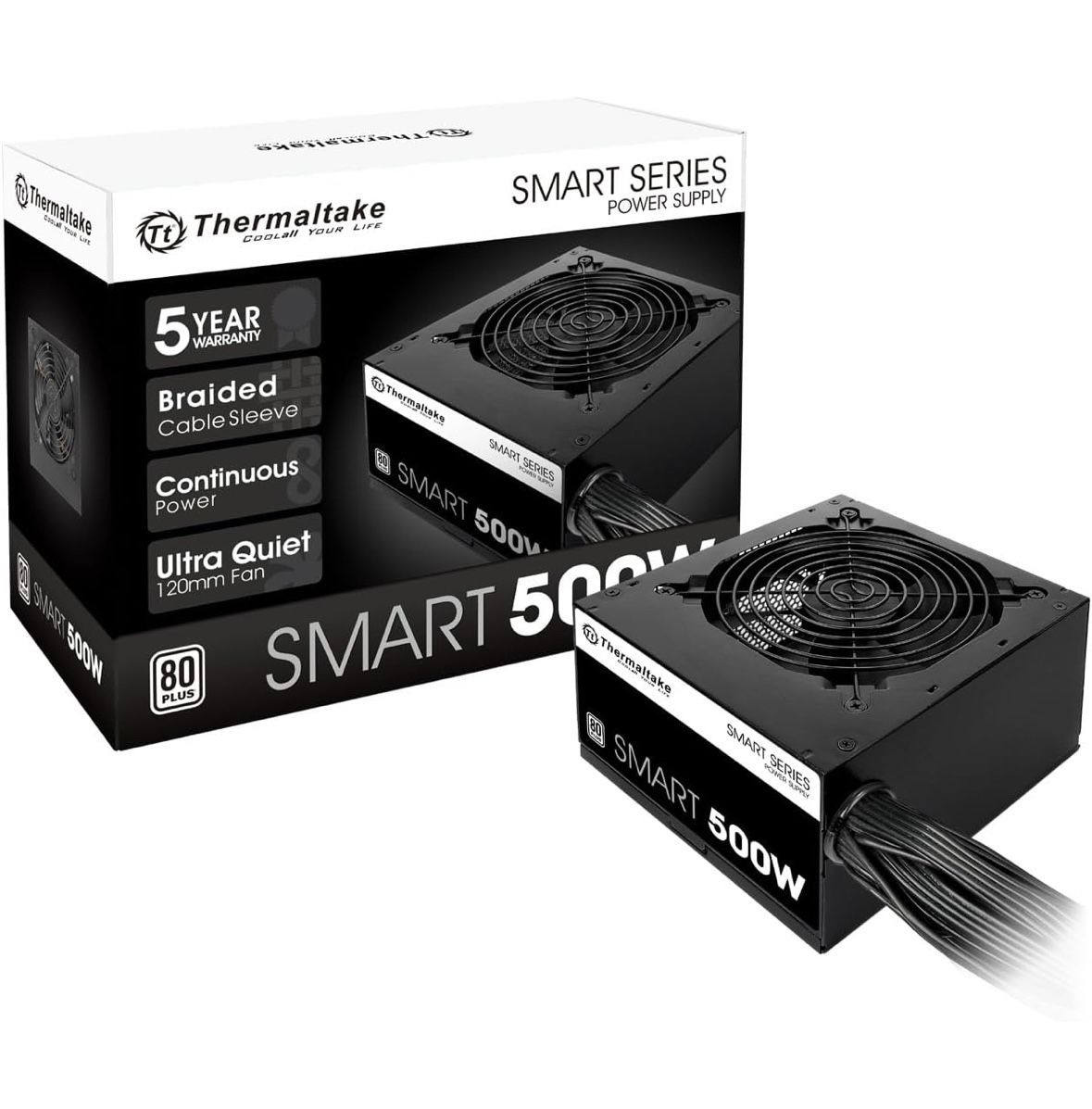 Thermaltake Smart 500W 80+ White Certified PSU