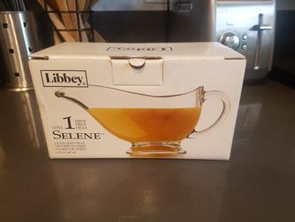 Libbey Glass gravy boat