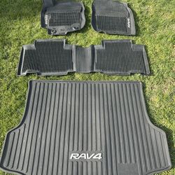 Toyota RAV4 Floor Mat Liners All Weather + Trunk!