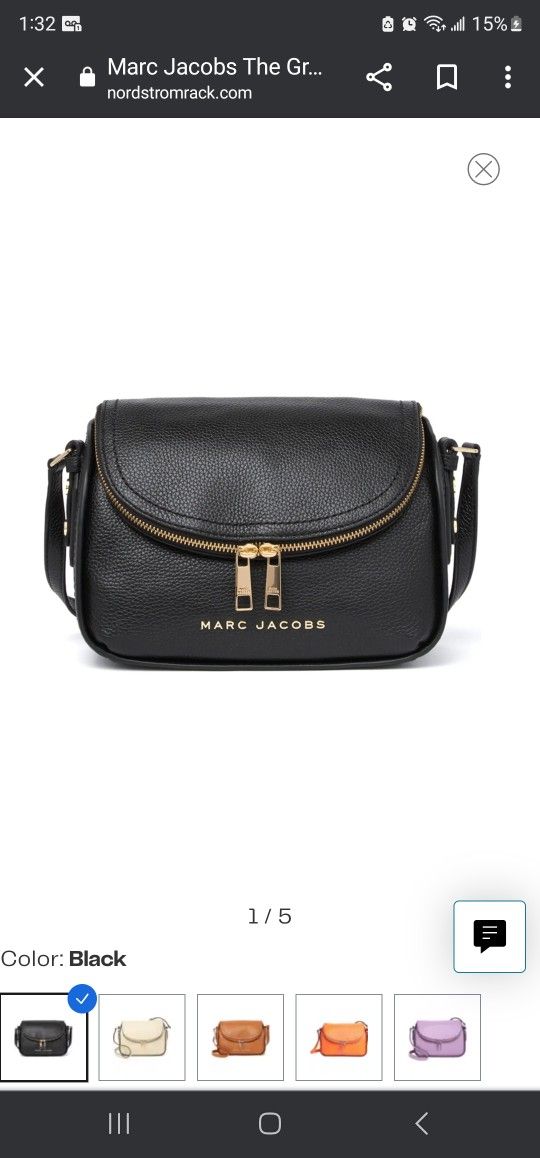 Marc Jacobs The Groove Leather Mini Messenger Bag