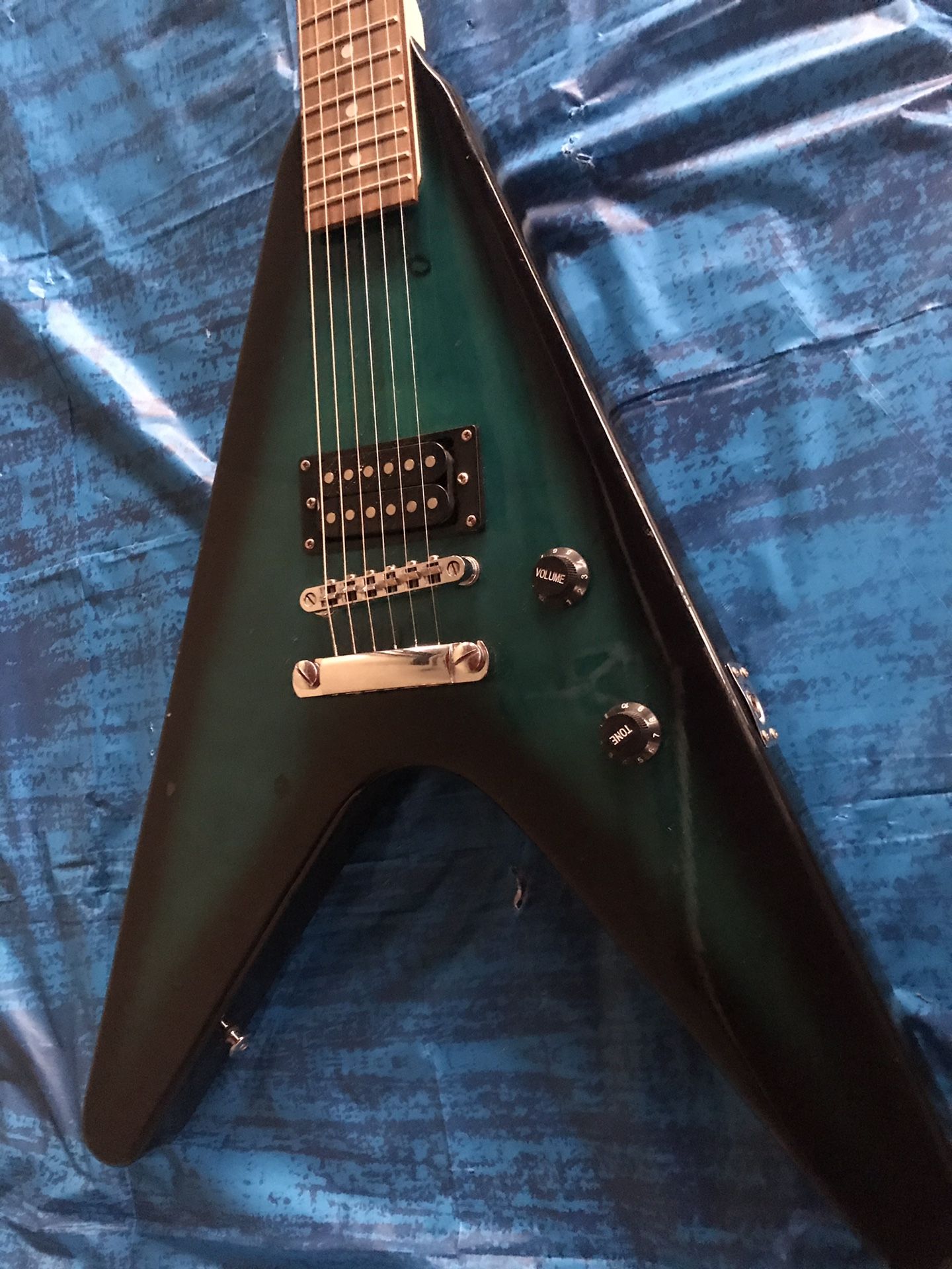 V - ROCKET SHAPED ROCK GUITAR, SEE ALL MY GUITARS FOR SALE SALE SALE