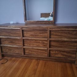 Bedroom Dresser with mirror. 