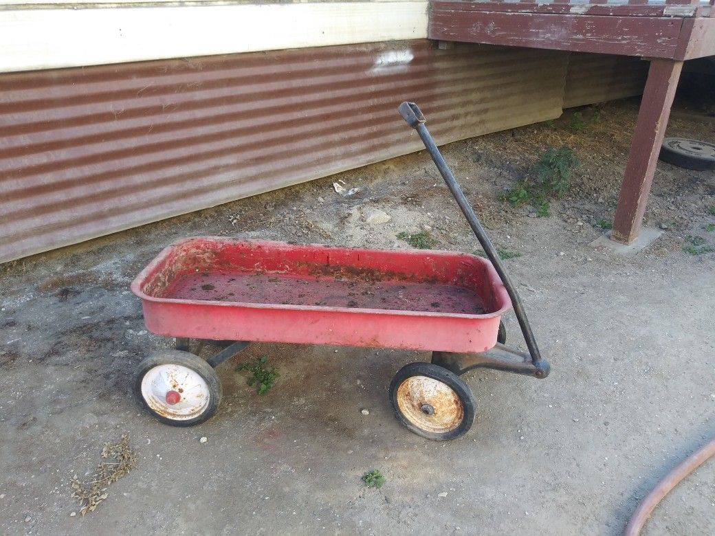Radyo Flyer wagon Old Antique