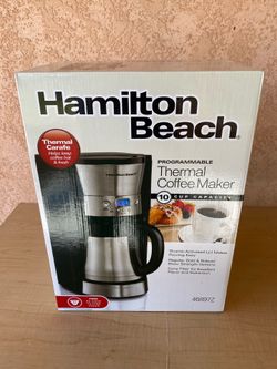 Hamilton Beach programmable thermal coffee maker