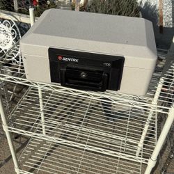 Hand Gun Safe Or Item Safe With Key 