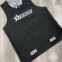 Aape Bathing Ape Bape Black Reversible Jersey 