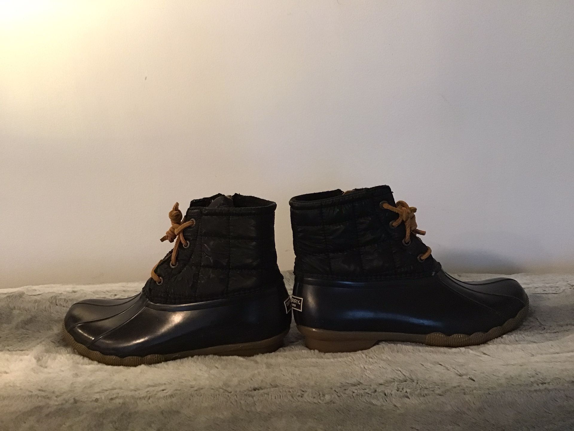 SPERRY rubber rain snow boots size 7.5