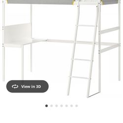 IKEA Kids Loft Bed Frame $360 Value 