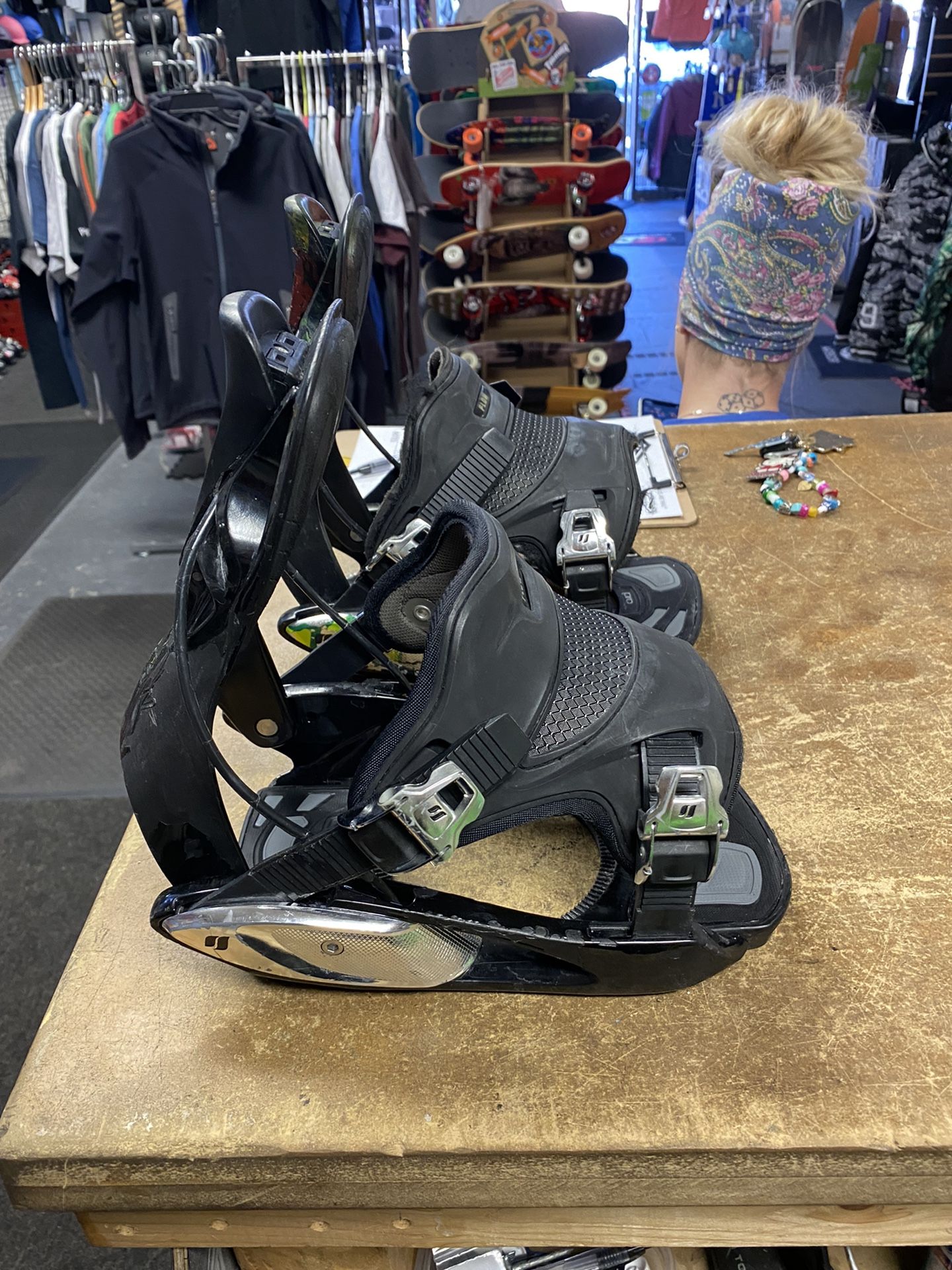 Flow Large Mens Rear Entry Snowboard Bindings Certified With Warranty (on Sale To 4/16)