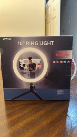 10’’ Ring Light Vlog PodCast ESSENTIALS VIVITAR