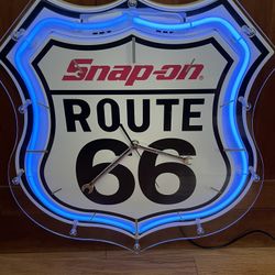 Snap On Clock NEON