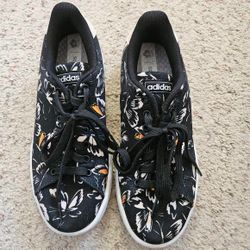 Adidas x Farm Rio Advantage Black Butterfly Sneakers Size 7 like new