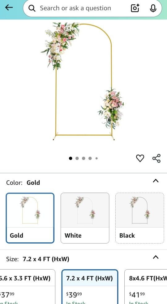 2 Gold Background Arches (BOTH Included)