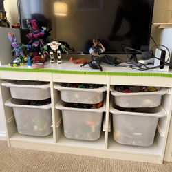 Small Console- Perfect For Storing Legos And Toys $50 OBO