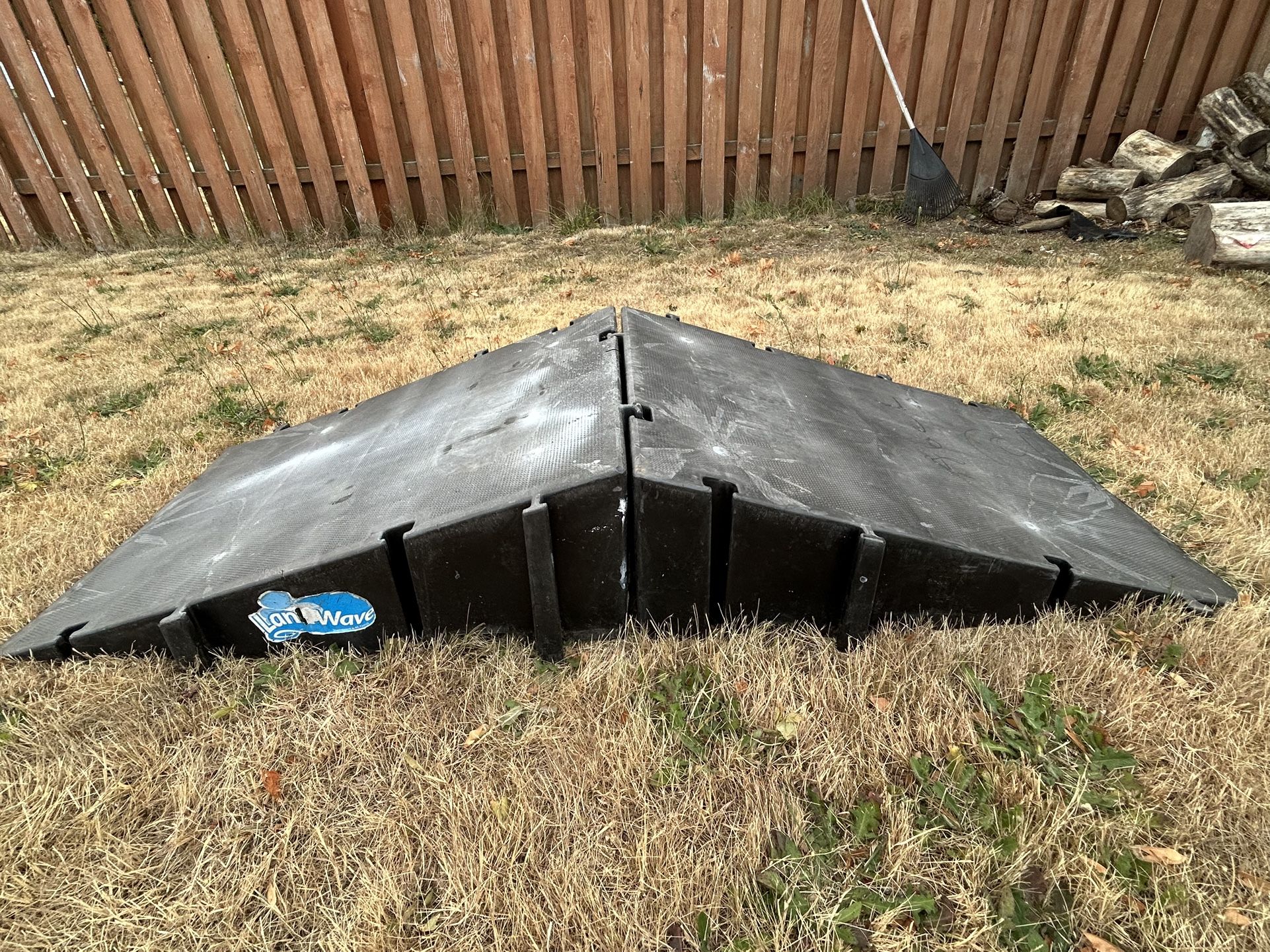 LANDWAVE SKATEBOARD/BIKE RAMP-2RAMPS