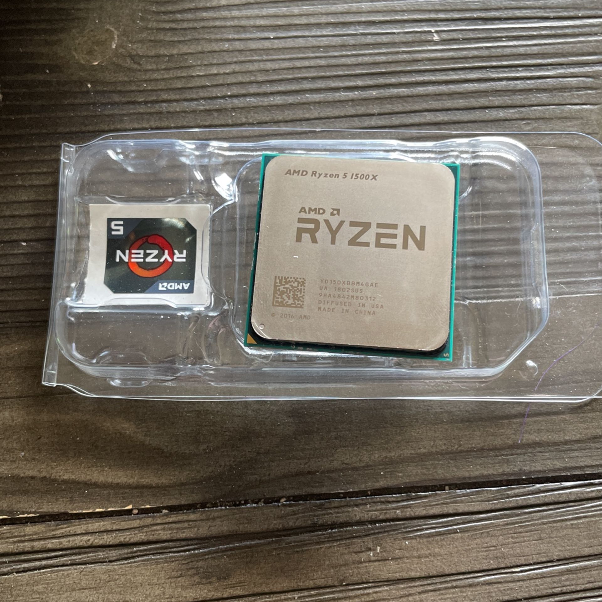 Ryzen 5 1500x W/ Wraith Cooler