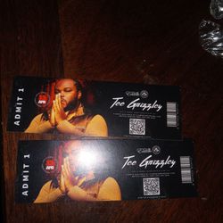 TICKETS 4 SALE (TEE GRIZZLEY)