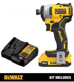 Atomic 20V Max Lithium-Ion Brushless Cordless Compact 1/4 in. Impact Driver Kit with 2.0Ah Battery and Charger