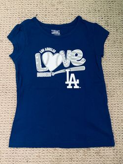 Toddler girl dodger t-shirt
