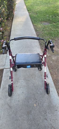 Walker for Seniors with Seat, Foldable Rollator Walker